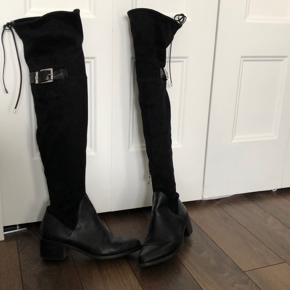 Wishbone over the knee boots - Picture 2 of 3